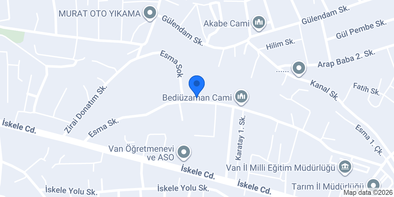 ÇAĞYAPI İNŞAAT ELEKTRİK HIRDAVAT VAN konumu