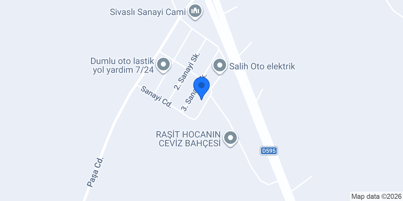 EZEL Mobilya İmalat konumu