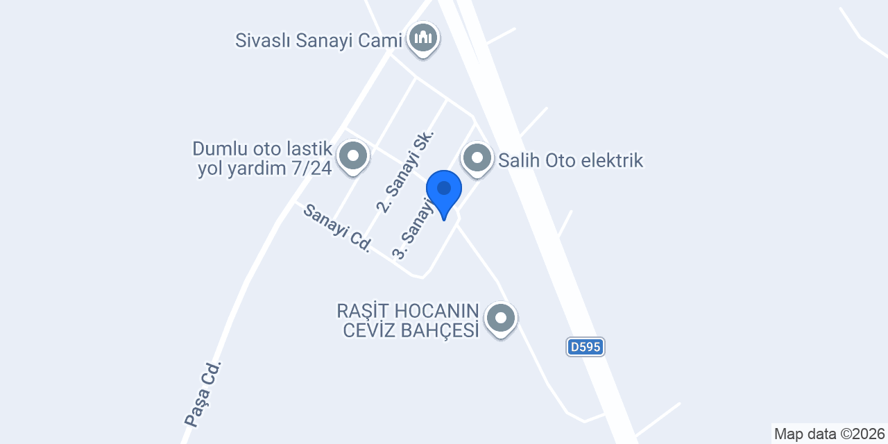 Akgün Oto konumu