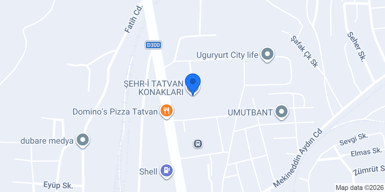 ŞEHR-İ TATVAN KONAKLARI konumu