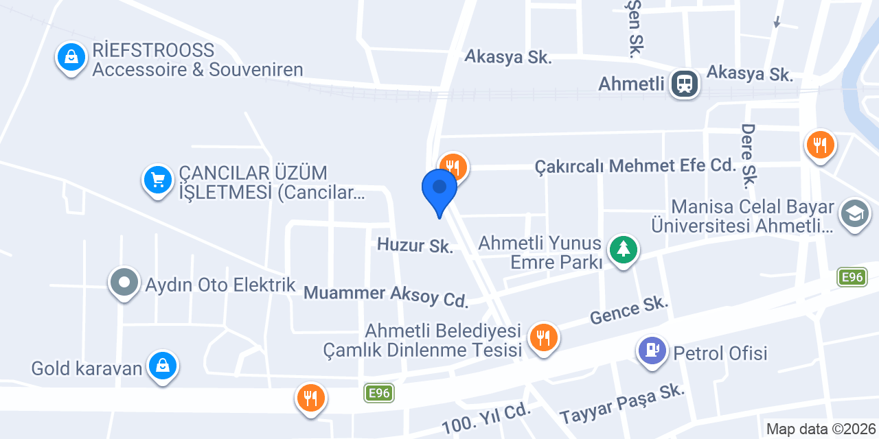 Mehmet Hacıoğlu Baklava Ahmetli konumu