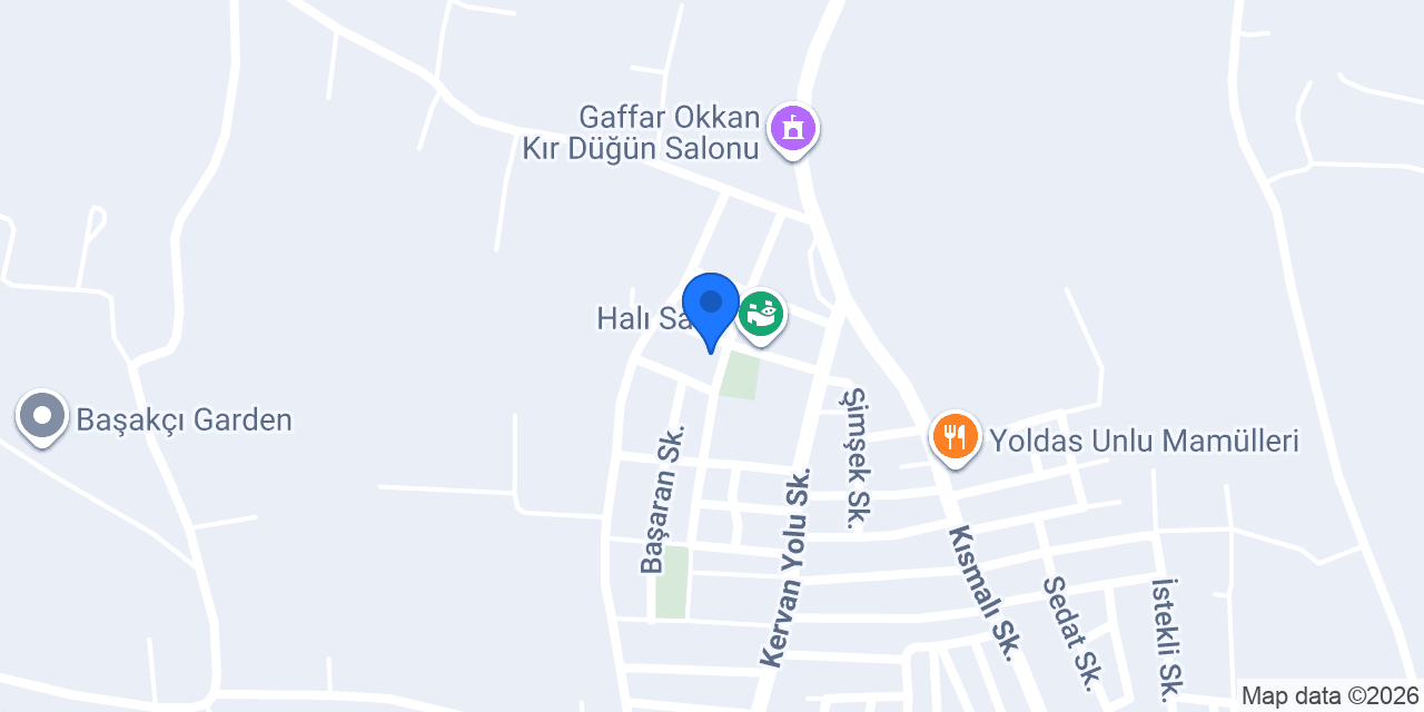 Şık halı yıkama fabrikası konumu