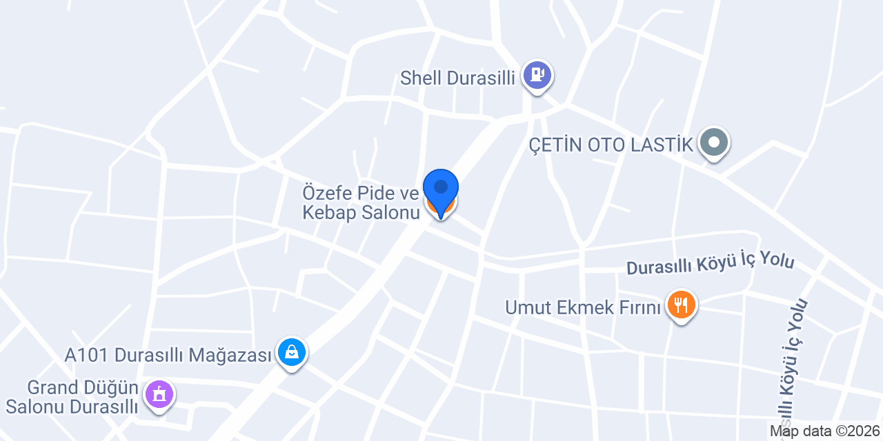 Özefe Pide ve Kebap Salonu konumu