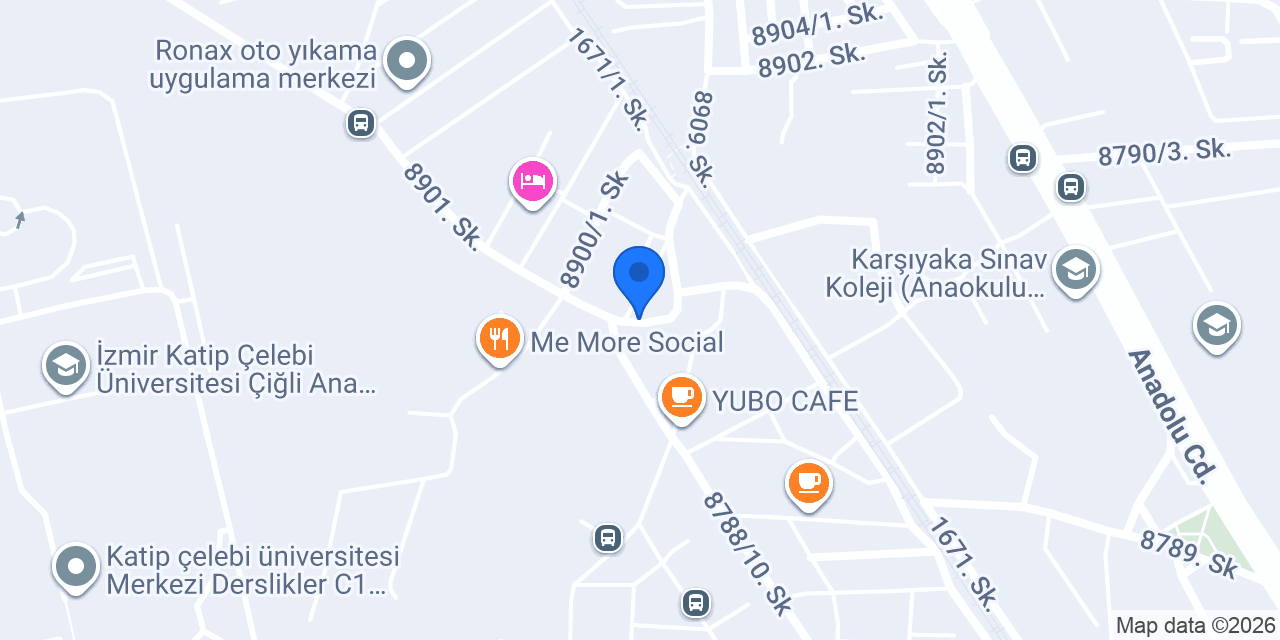 Gececi Street Food konumu