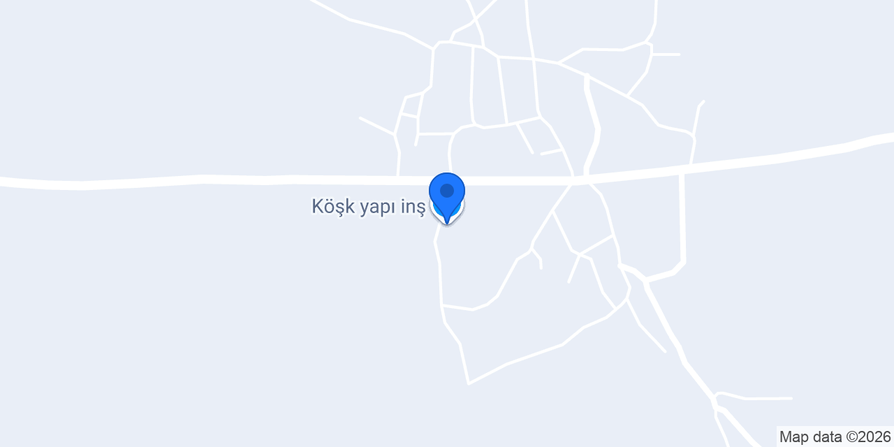 Köşk yapı inş konumu
