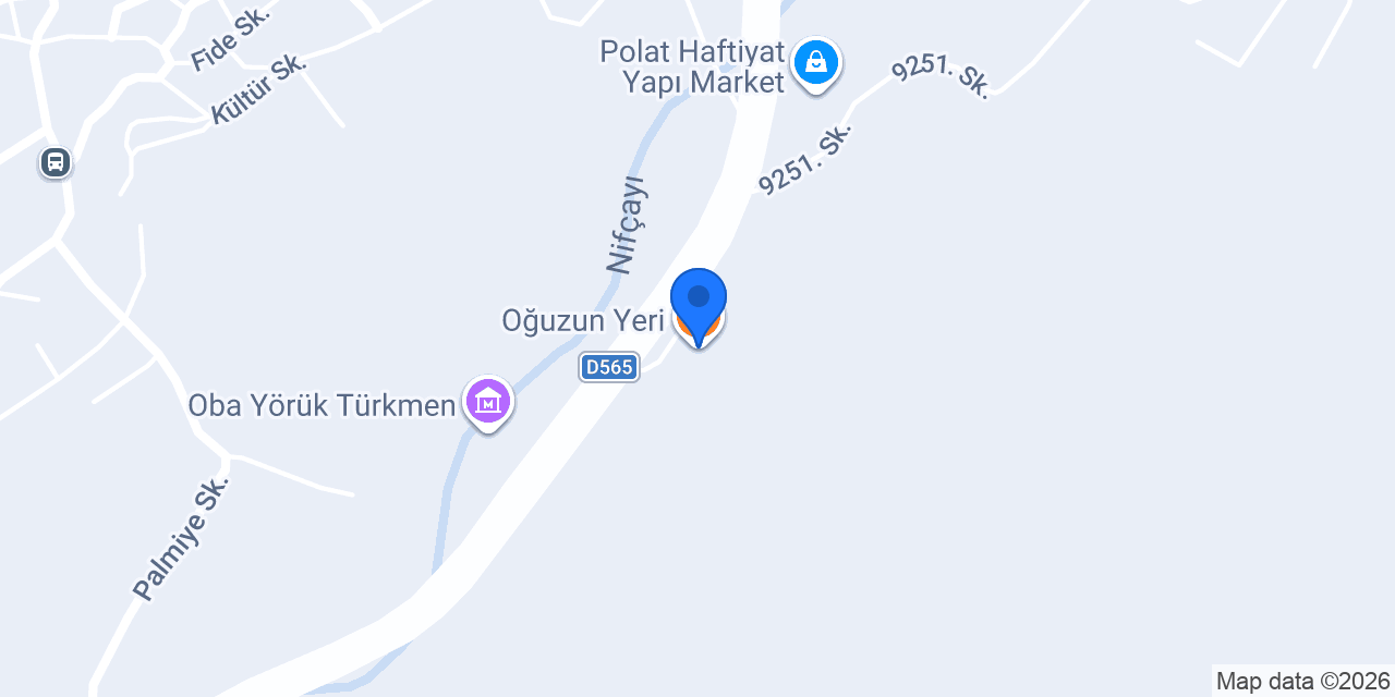 Oğuzun Yeri konumu