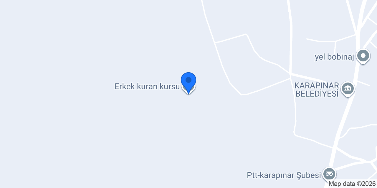 Erkek kuran kursu konumu