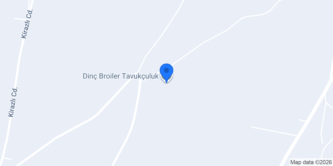 Dinç Broiler Tavukçuluk konumu