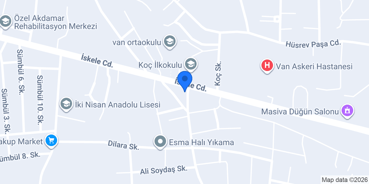 Vanlı Tahanın Ev Yemekleri konumu