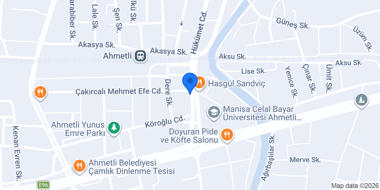 Köşem Kuruyemiş konumu