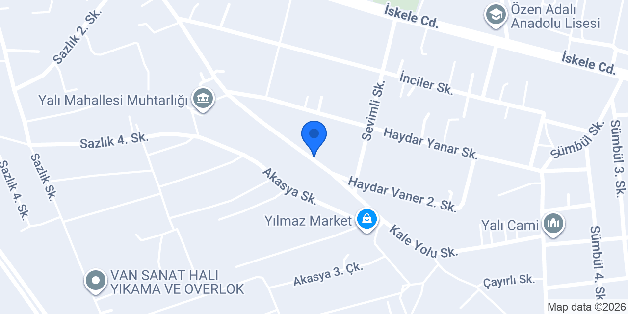 AKDAMAR SİTE YÖNETİMİ VE TEMİZLİK konumu