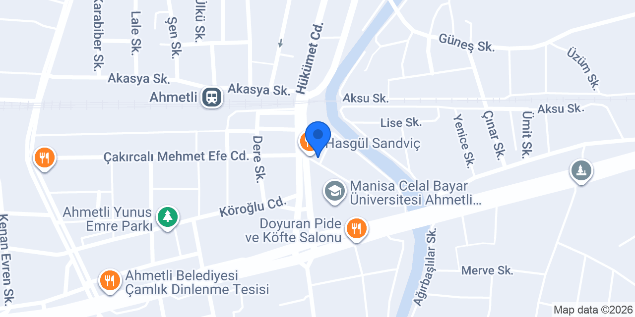 Gıt-Gıt Chicken Horon Köfte Ahmetli konumu