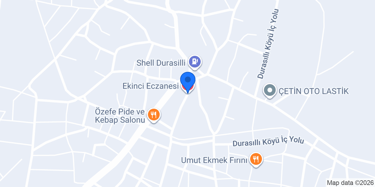 Ekinci Eczanesi konumu