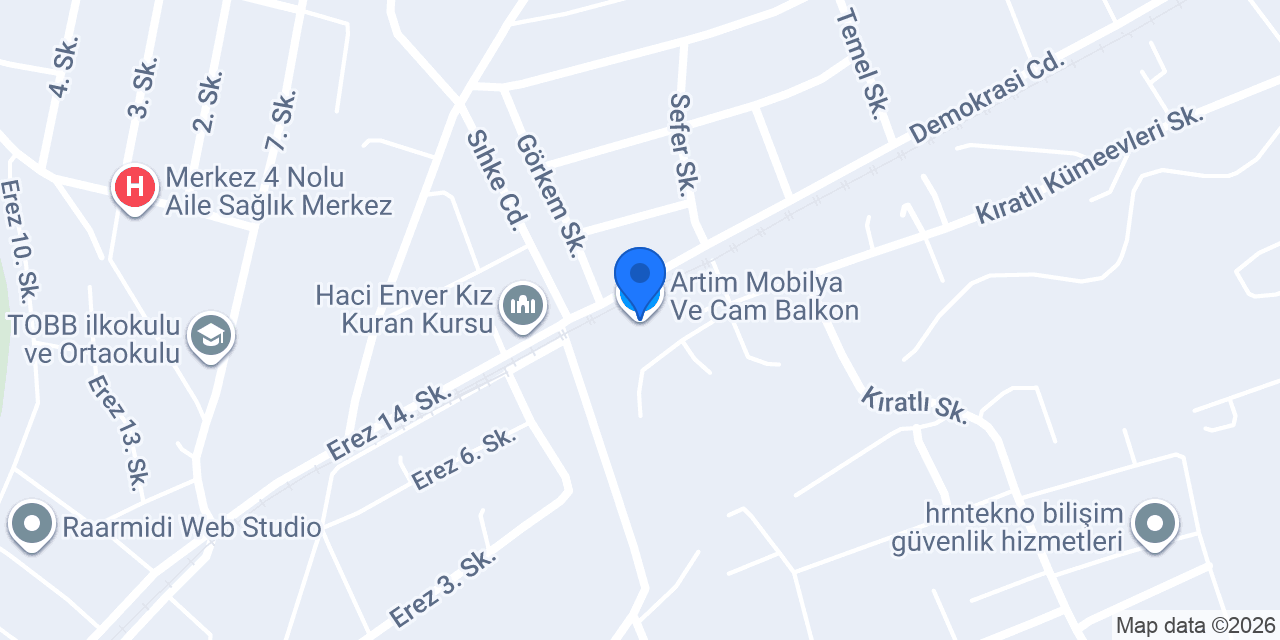 Artim Mobilya Ve Cam Balkon konumu