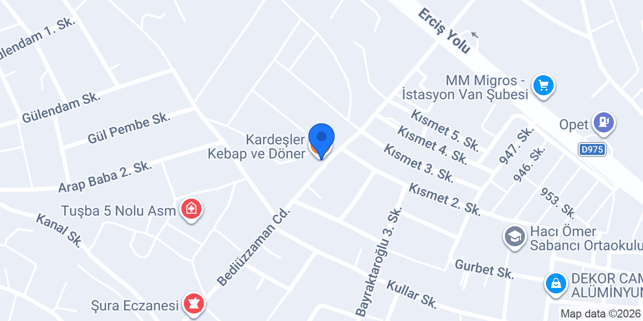 Kardeşler Kebap ve Döner konumu