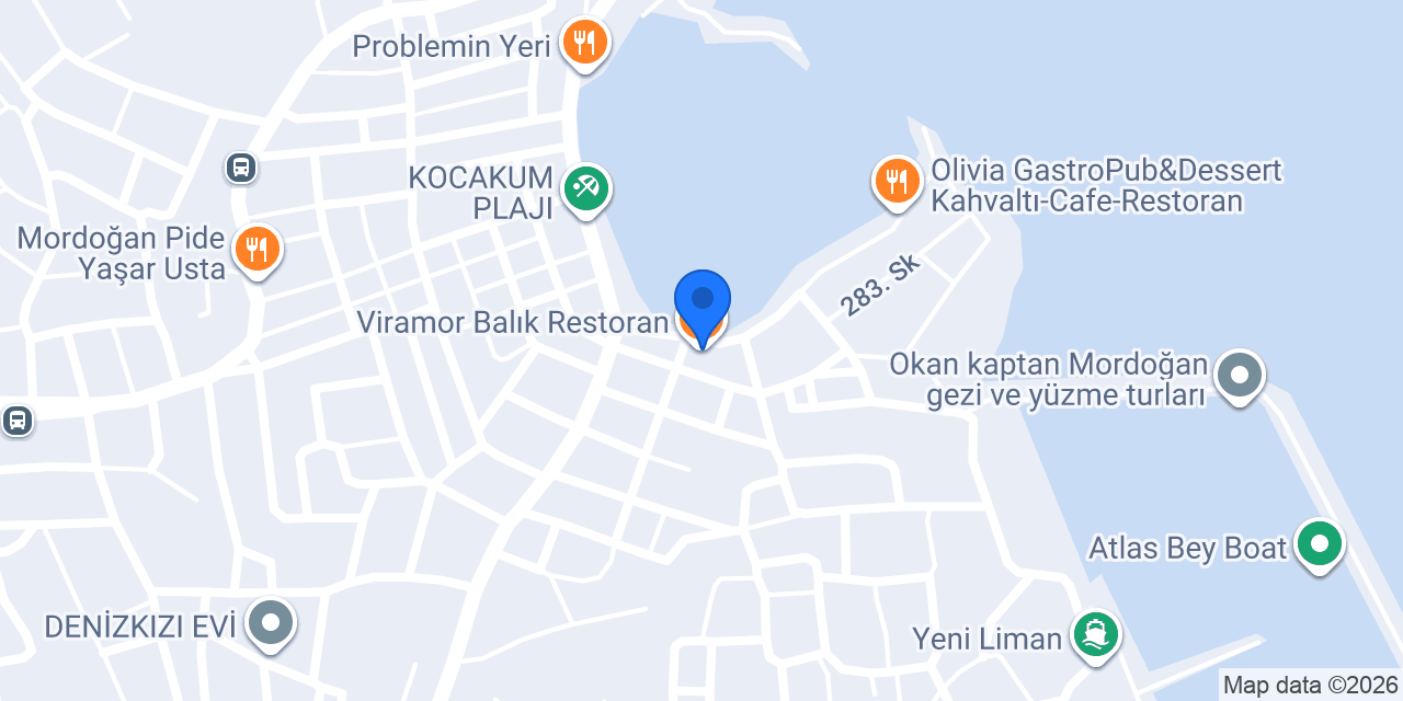 Viramor Balık Restoran konumu