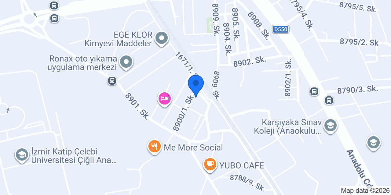 Çağla terzi konumu