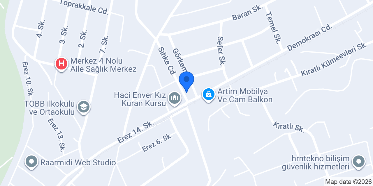 Aras Mobilya Dekorasyon konumu