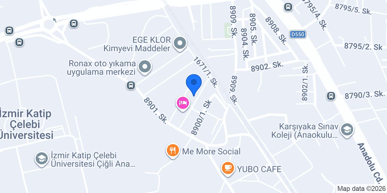 Akademi Kız Stüdyo Evleri konumu
