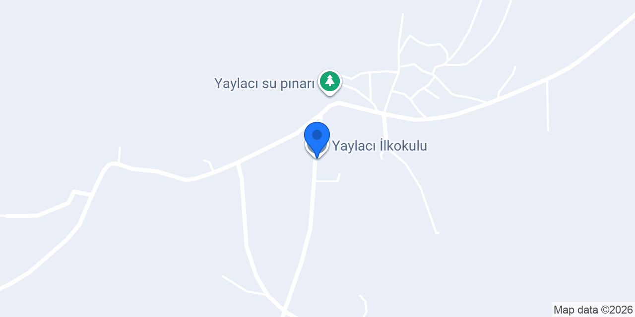 Yaylacı İlkokulu konumu