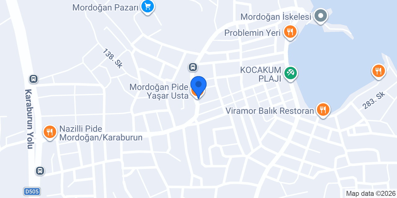 Mordoğan Pide Yaşar Usta konumu