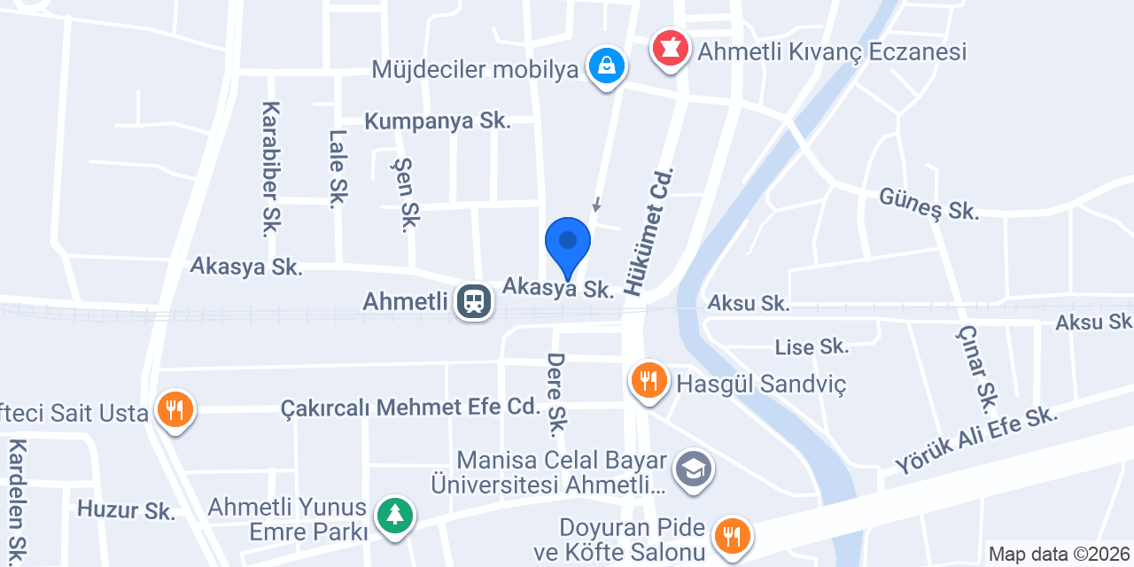 Ahmetli Kitap Kokusu konumu
