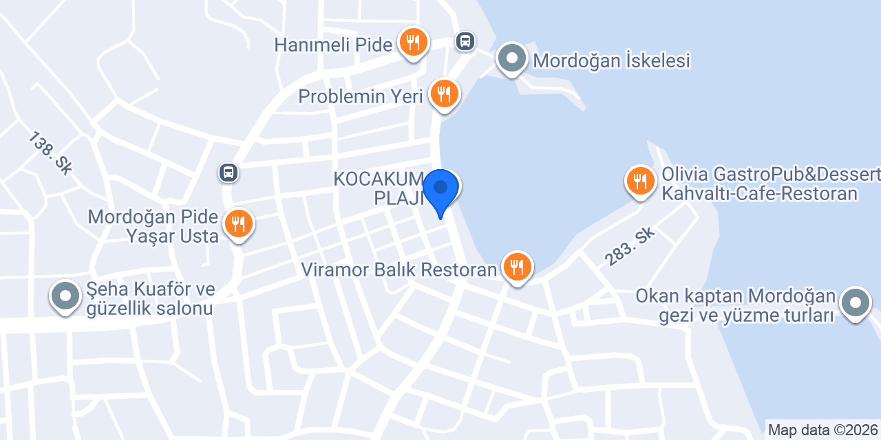 İncir pansiyon restaurant konumu