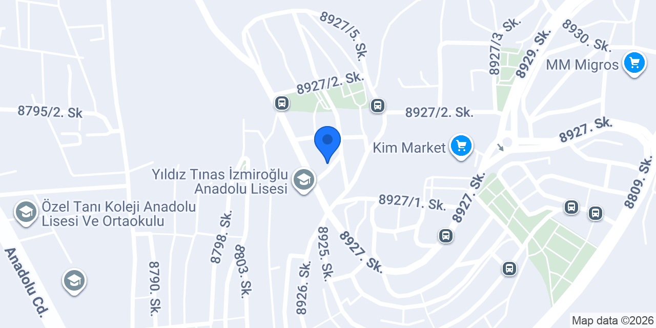 Çiğli Korniş Montajı konumu