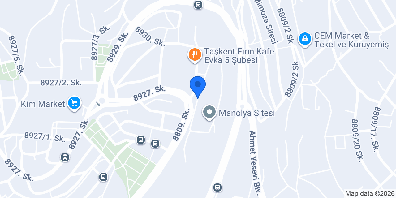 Erdivan Mobilya konumu