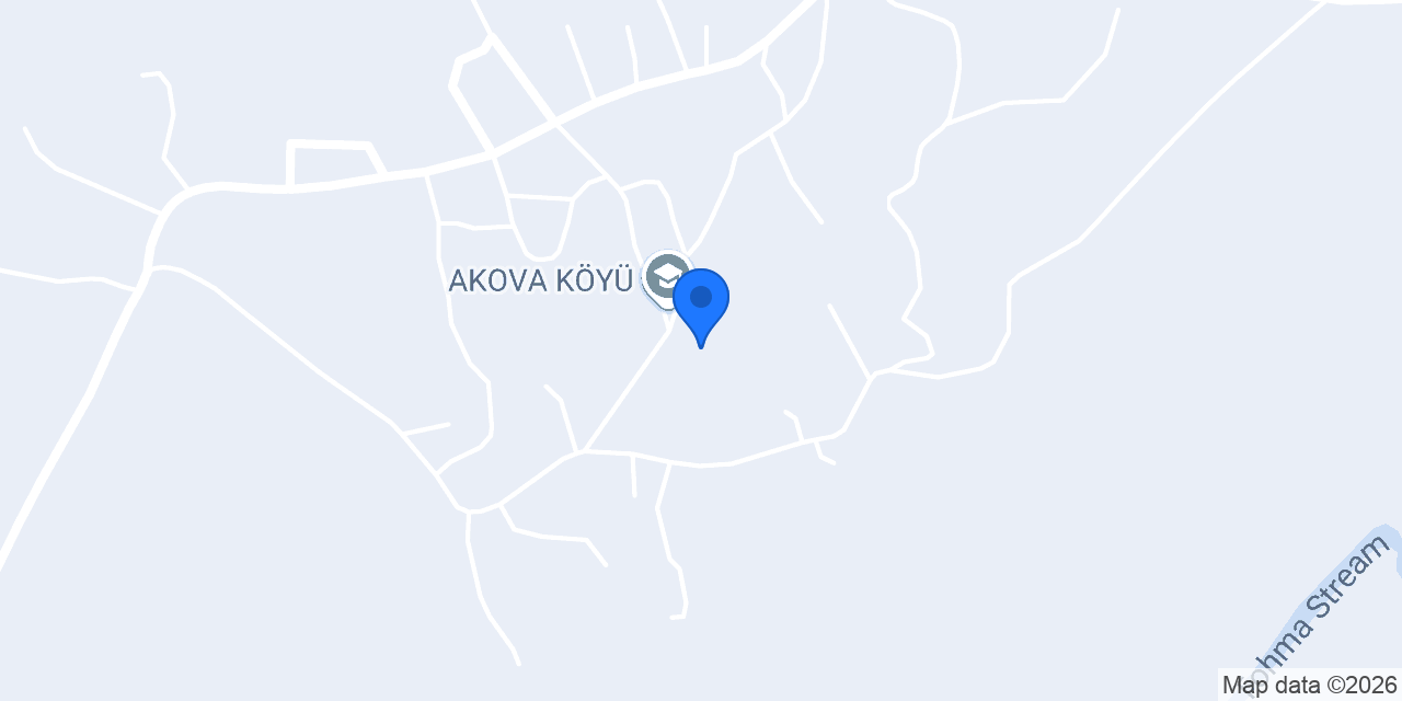 Akova Köyü Muhtarlığı konumu