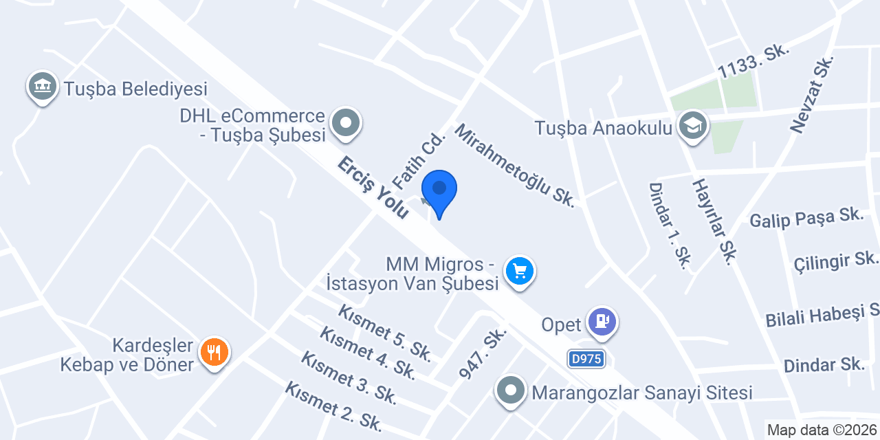 Başaran Yapı Market konumu