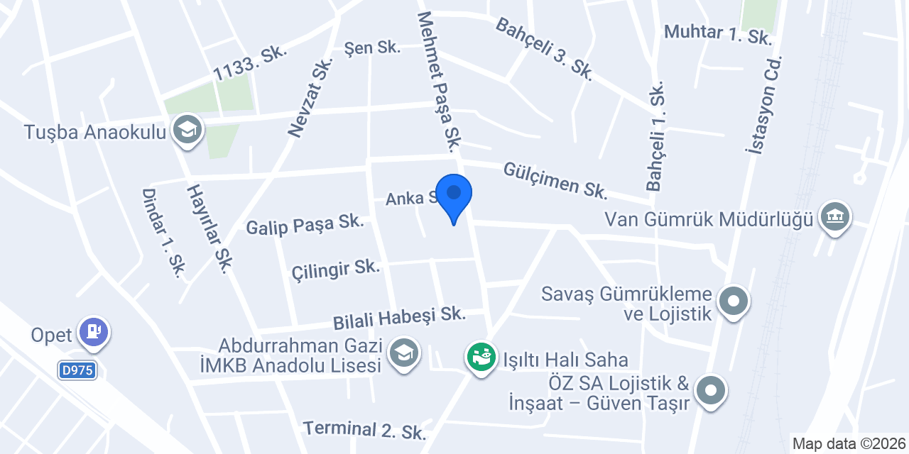 VAN ÖZTAŞ KOMBİ SERVİSİ konumu