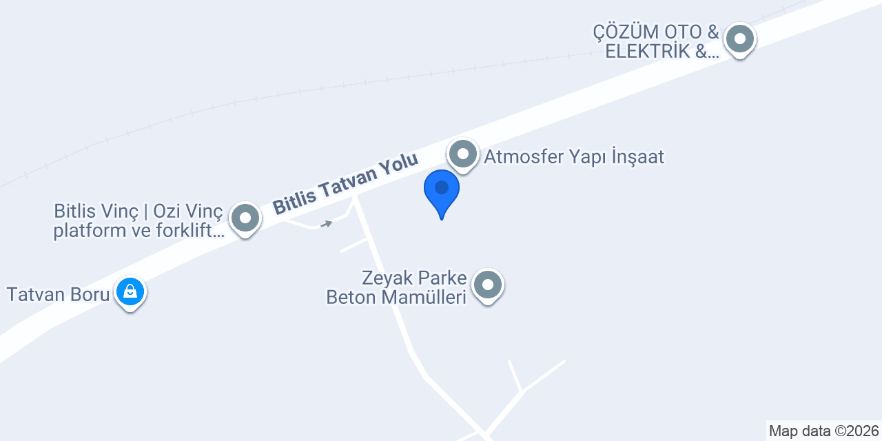 Yılkar Bims Palet İmalatı konumu