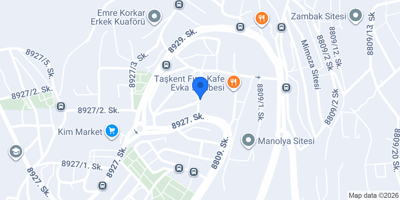 Neon Erkek Kuaförü konumu