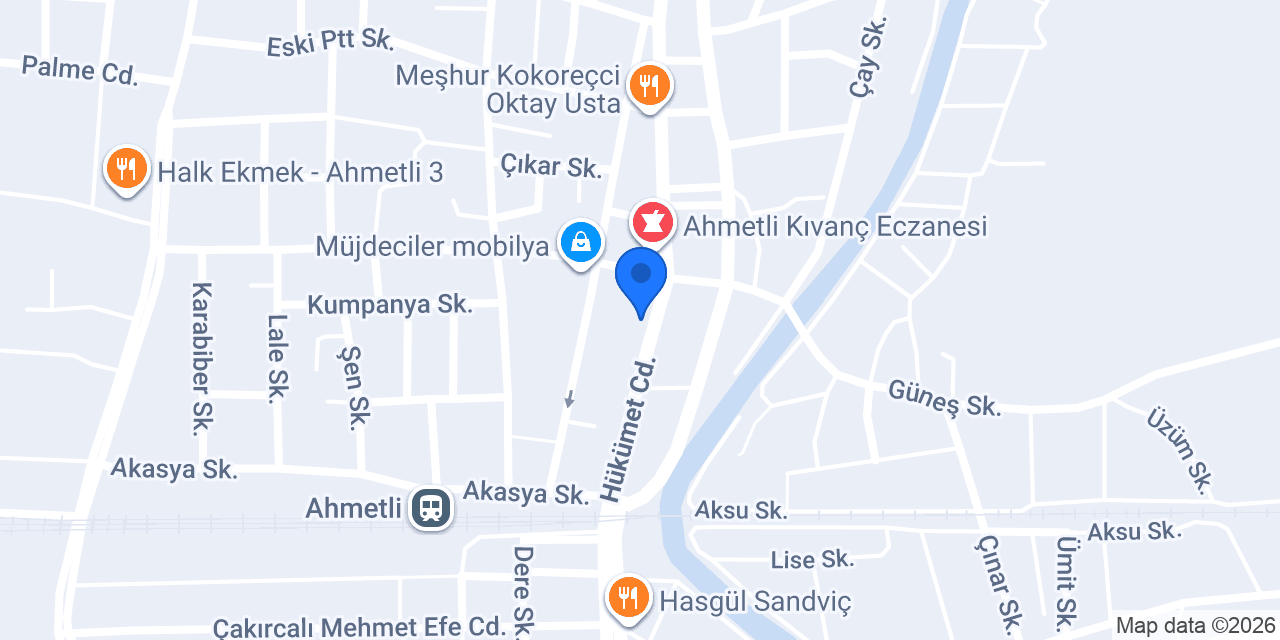 Gayret Eczanesi konumu