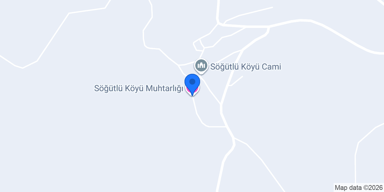 Söğütlü Köyü Muhtarlığı konumu