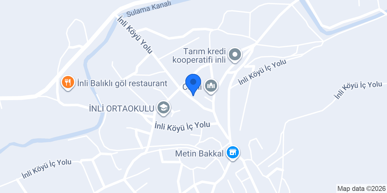 İnli İlköğretim Okulu konumu