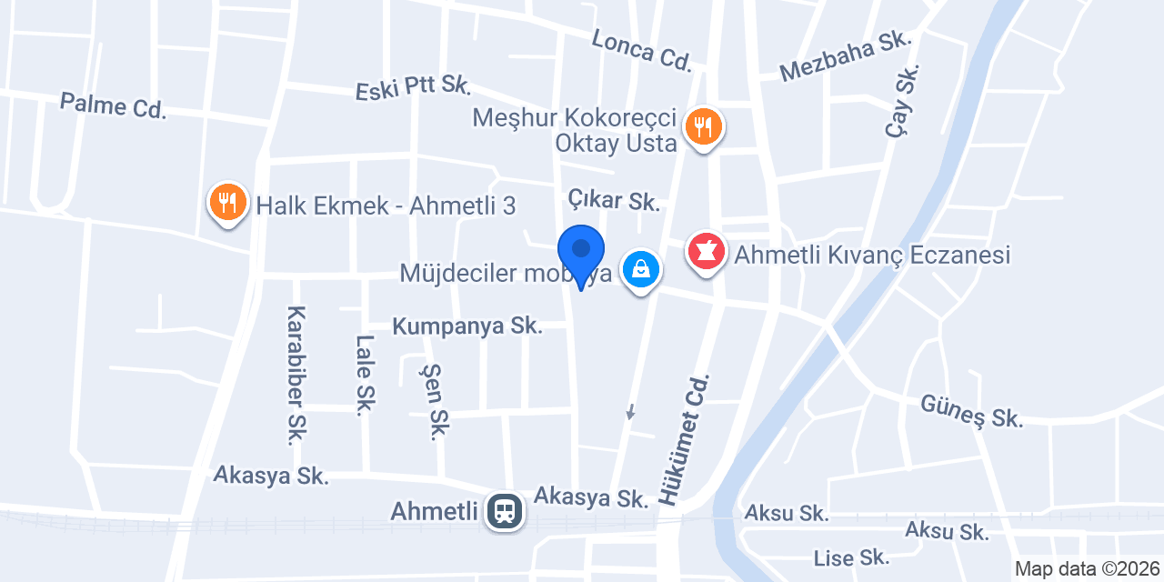 Ahmetli Sinyal Sürücü Kursu konumu