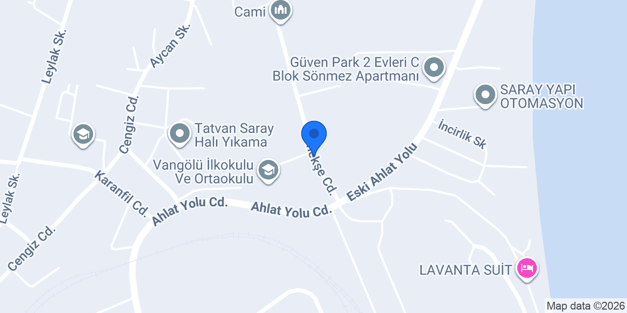 Bitlis Tatvan 2 Nolu Aile Sağlığı Merkezi konumu