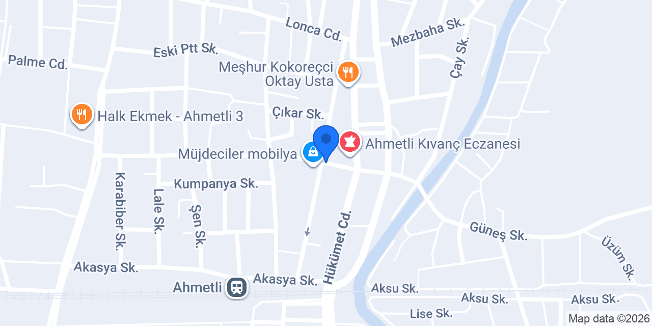 Huzur Emlak konumu