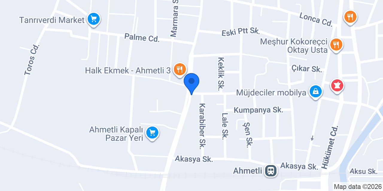 Naz in lezzet durağı konumu