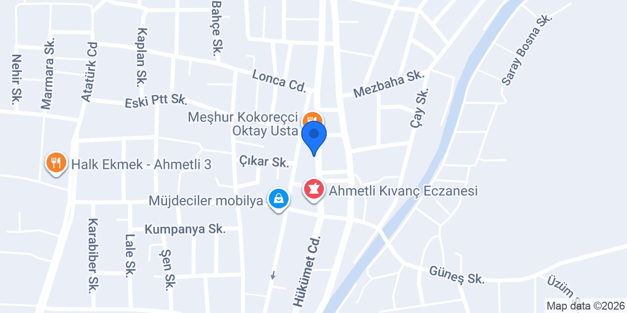 Erdem Pide Salonu konumu