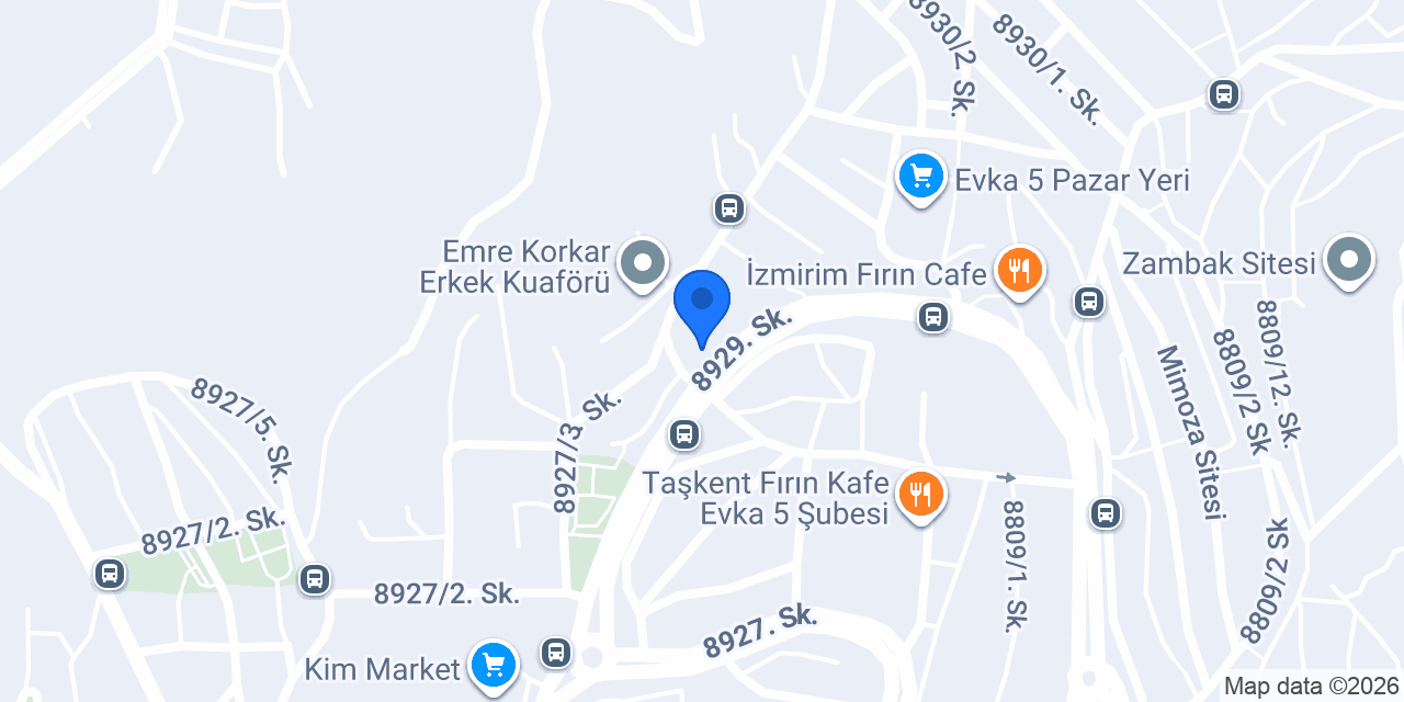 Ev-ka 5 Mahallesi Muhtarlığı konumu