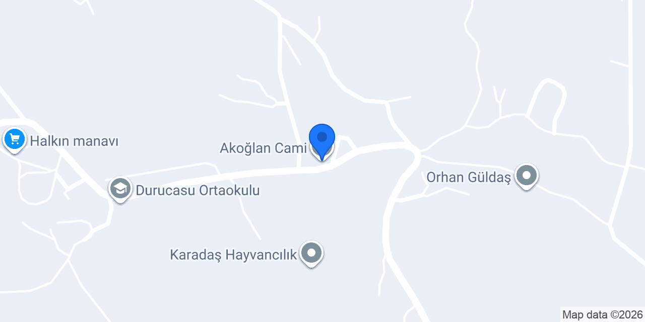 Akoğlan Cami konumu