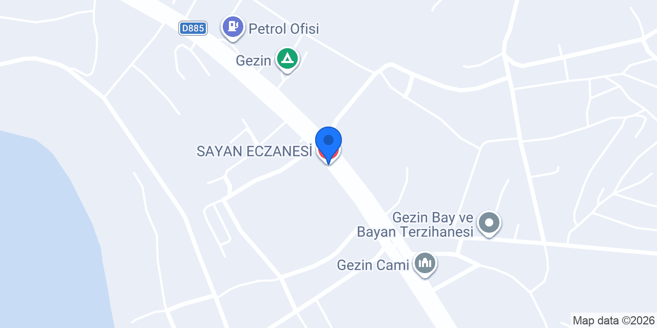 SAYAN ECZANESİ konumu