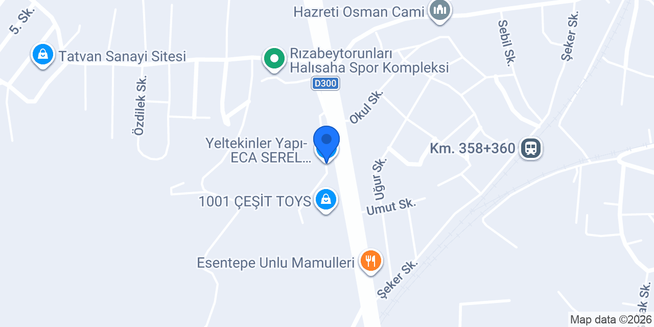 Yeltekinler Yapı- ECA SEREL - WEBER- GRANİSER SERAMİK-HAKAN PLASTİK-KAS-BİTLİS Bölge Bayii konumu