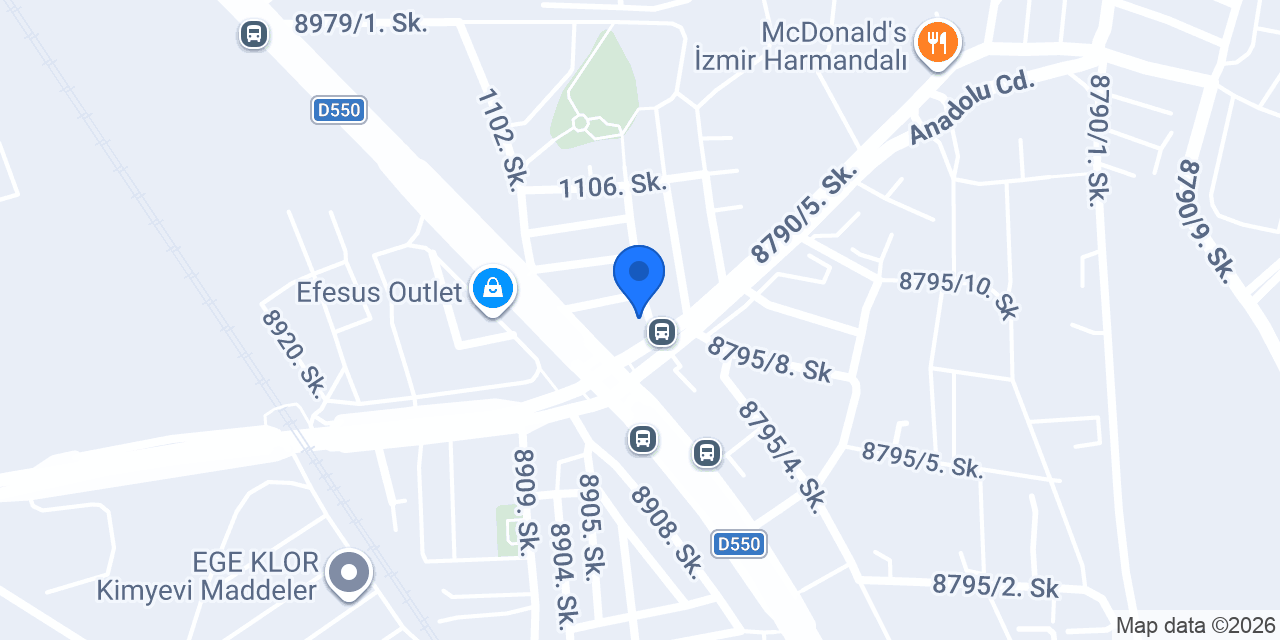 Dokuz Eylül Camii konumu