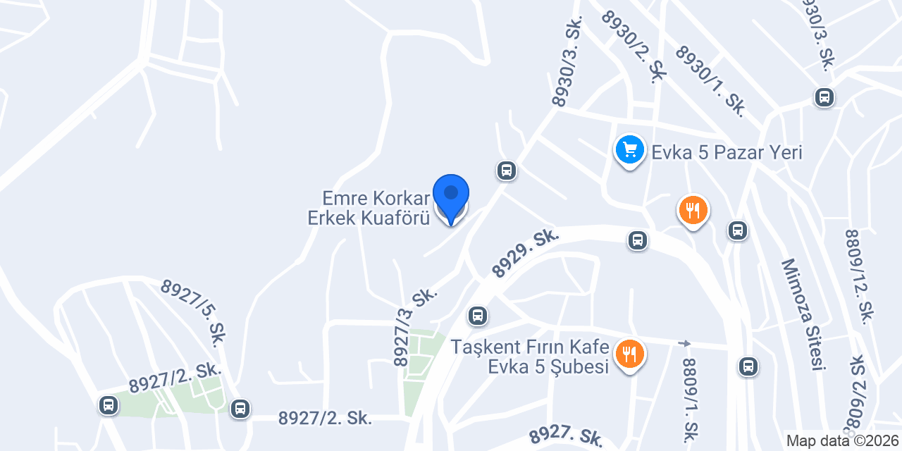 Emre Korkar Erkek Kuaförü konumu