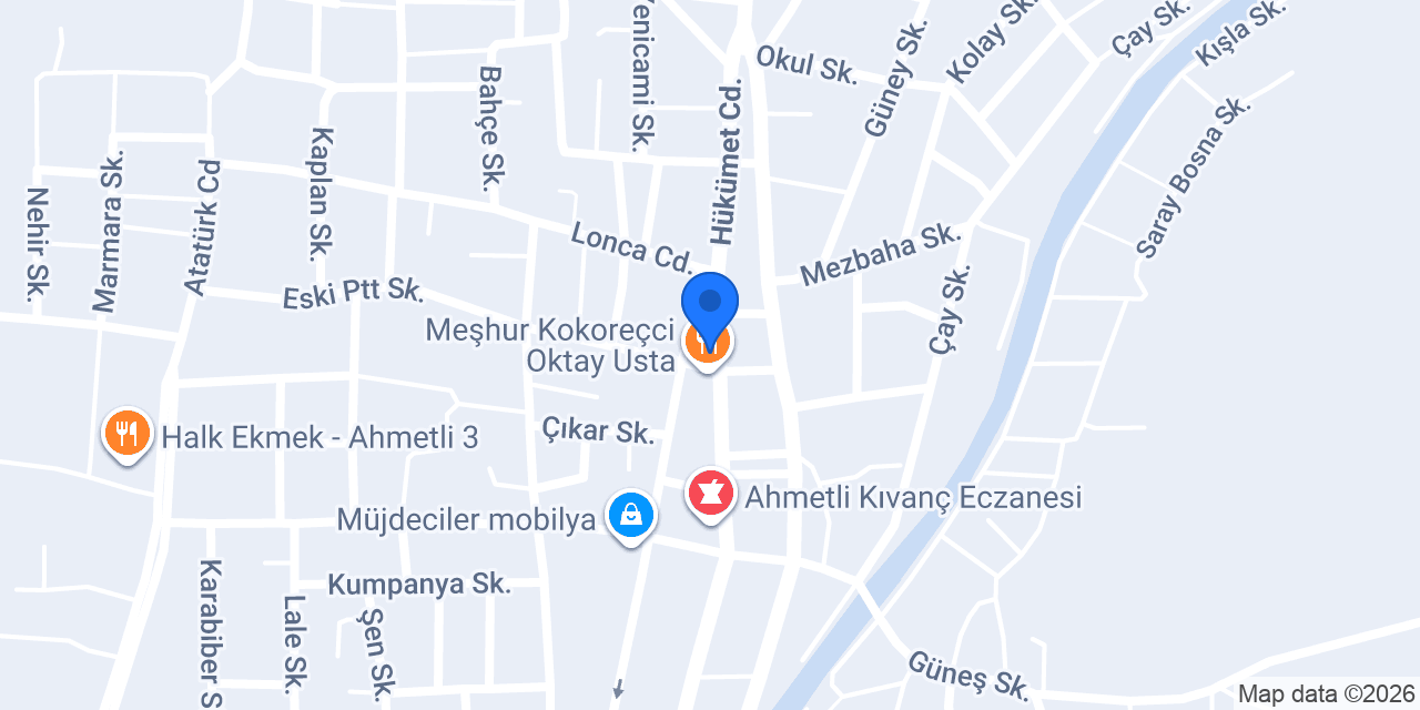 Köfteci Neco konumu