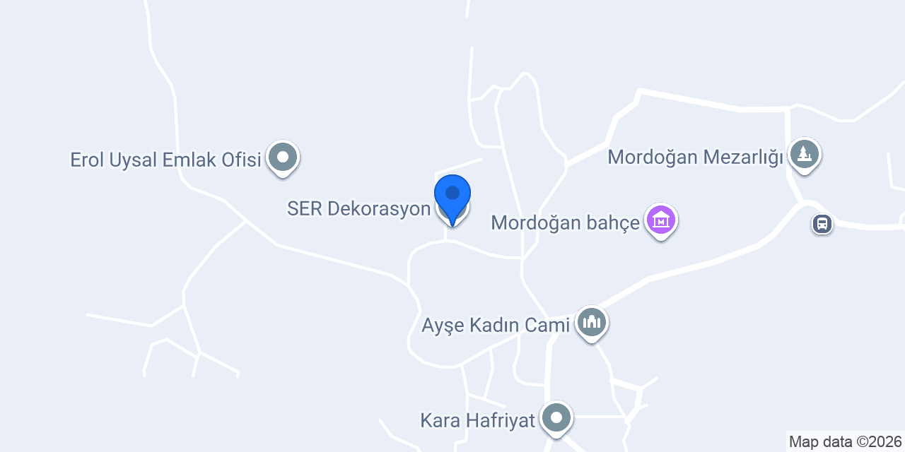 SER Dekorasyon konumu